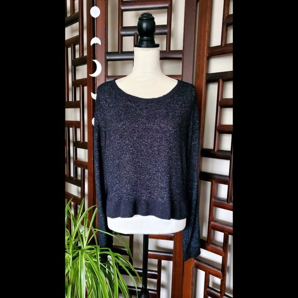 NWOT Cropped Long Sleeve Top (Size L) - Picture 1 of 4
